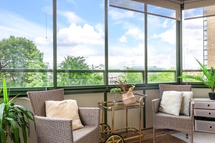 Balkong eller utsiktsbild