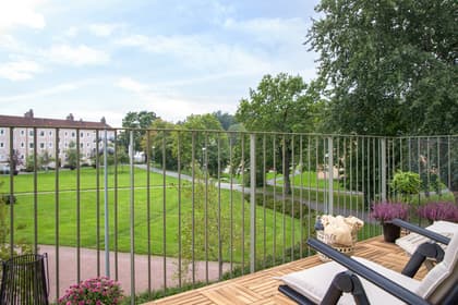 Balkong eller utsiktsbild