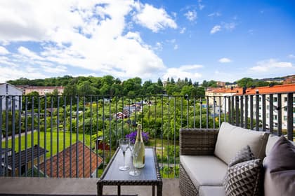 Balkong eller utsiktsbild