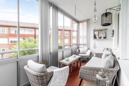 Balkong eller utsiktsbild