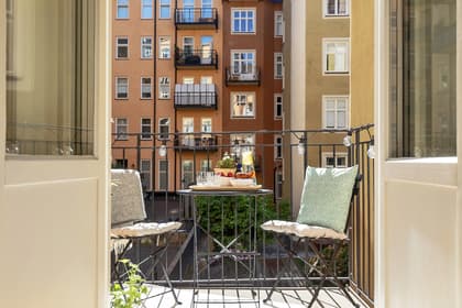 Balkong eller utsiktsbild