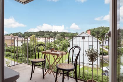 Balkong eller utsiktsbild