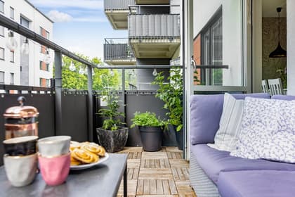 Balkong eller utsiktsbild