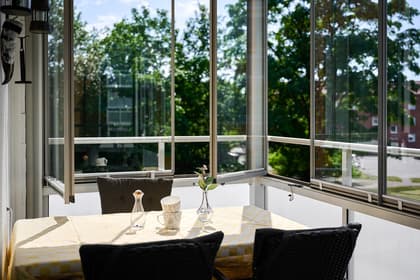 Balkong eller utsiktsbild