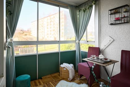 Balkong eller utsiktsbild