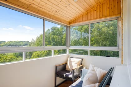 Balkong eller utsiktsbild