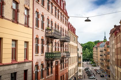 Balkong eller utsiktsbild