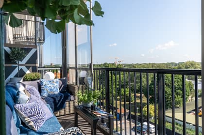 Balkong eller utsiktsbild