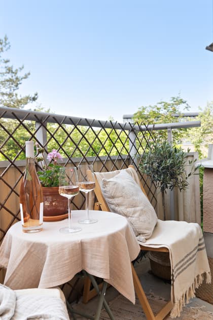 Balkong eller utsiktsbild