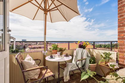 Balkong eller utsiktsbild