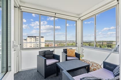 Balkong eller utsiktsbild