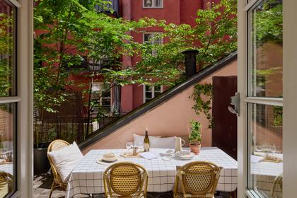 Balkong eller utsiktsbild