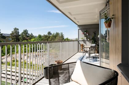 Balkong eller utsiktsbild