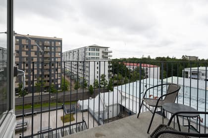 Balkong eller utsiktsbild