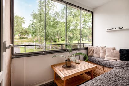 Balkong eller utsiktsbild