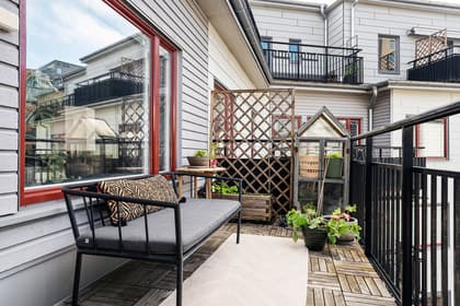 Balkong eller utsiktsbild