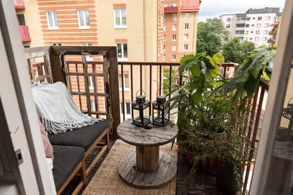 Balkong eller utsiktsbild