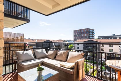 Balkong eller utsiktsbild