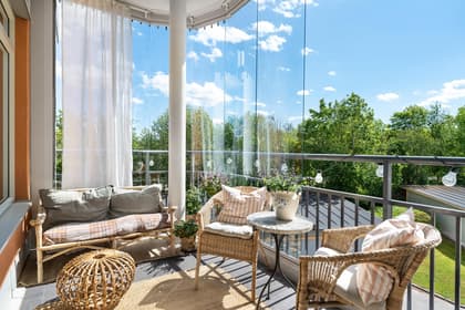 Balkong eller utsiktsbild