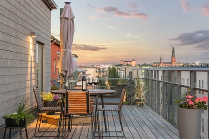 Balkong eller utsiktsbild