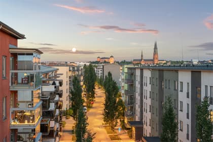 Balkong eller utsiktsbild