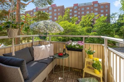 Balkong eller utsiktsbild