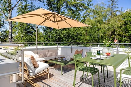 Balkong eller utsiktsbild