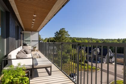 Balkong eller utsiktsbild