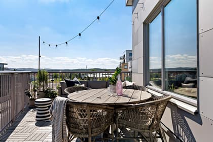 Balkong eller utsiktsbild