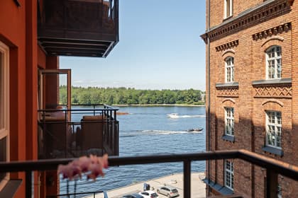 Balkong eller utsiktsbild