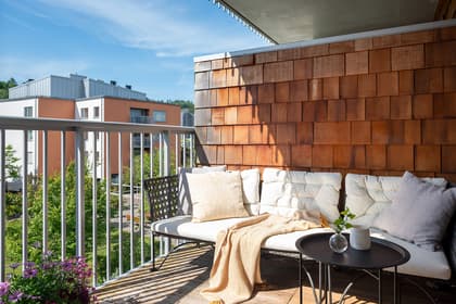 Balkong eller utsiktsbild