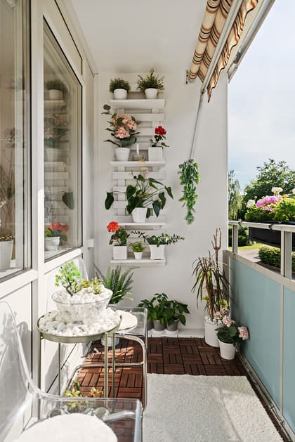 Balkong eller utsiktsbild