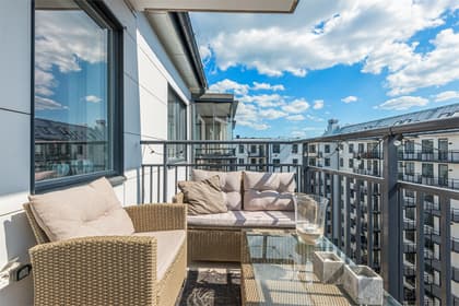 Balkong eller utsiktsbild