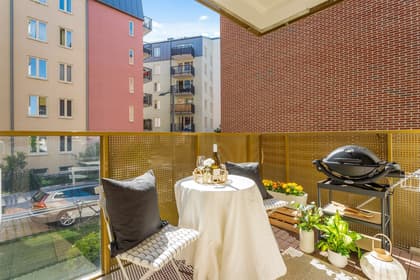 Balkong eller utsiktsbild