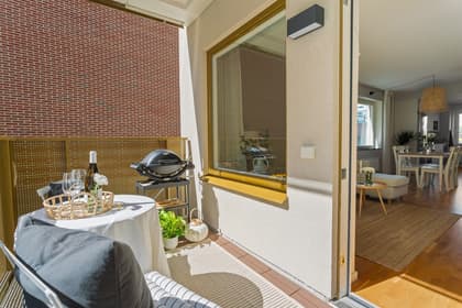 Balkong eller utsiktsbild