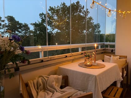 Balkong eller utsiktsbild