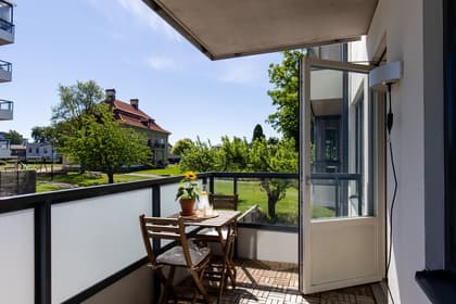 Balkong eller utsiktsbild