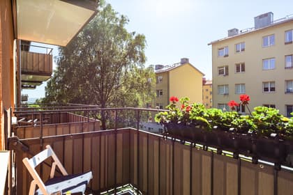 Balkong eller utsiktsbild