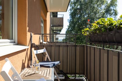 Balkong eller utsiktsbild