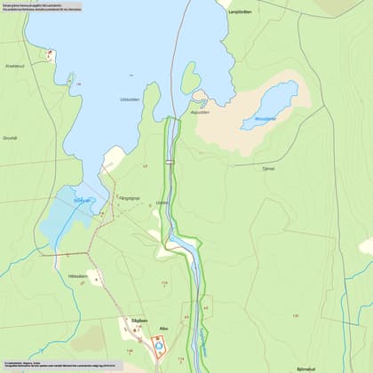 Illustrerad karta över fastigheten eller området