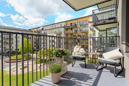 Balkong eller utsiktsbild