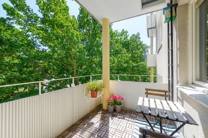 Balkong eller utsiktsbild