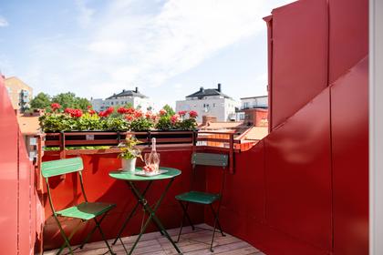 Balkong eller utsiktsbild