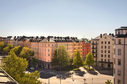 Balkong eller utsiktsbild