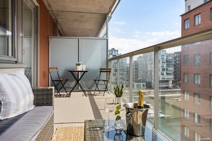 Balkong eller utsiktsbild