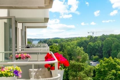 Balkong eller utsiktsbild