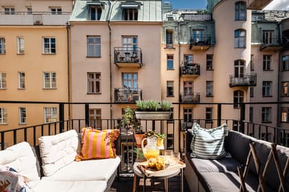 Balkong eller utsiktsbild