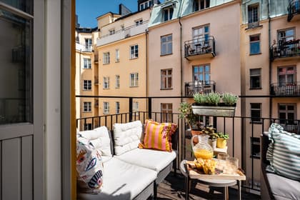 Balkong eller utsiktsbild