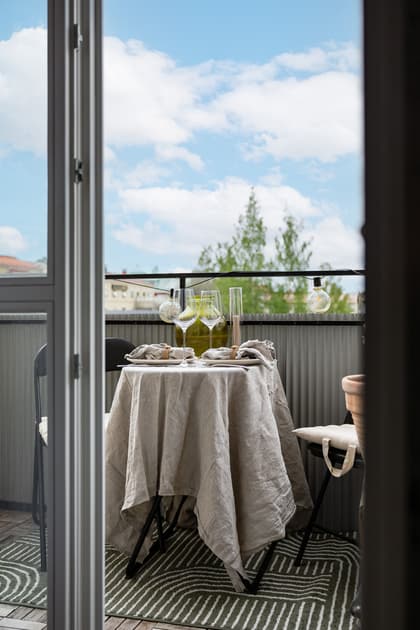 Balkong eller utsiktsbild