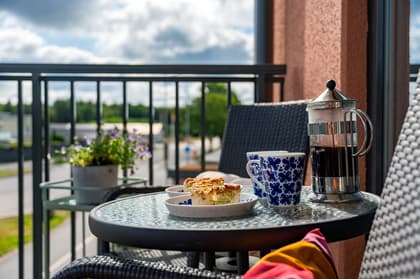 Balkong eller utsiktsbild